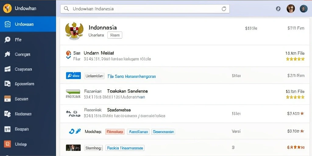 Tampilan antarmuka yang sederhana dan intuitif.