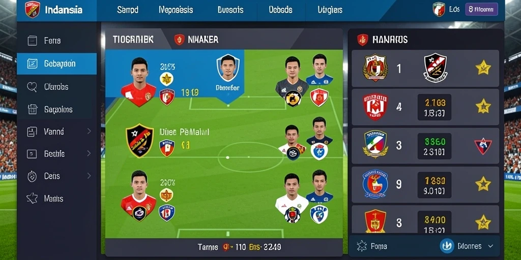 Tampilan antarmuka utama WAJAN4D yang menarik.