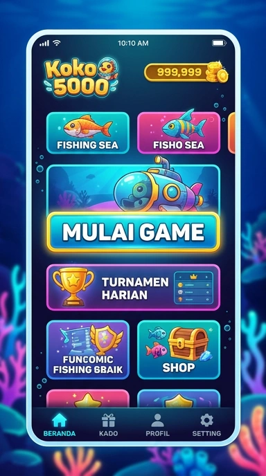 Cuplikan layar menu unduhan koko5000 untuk perangkat Android