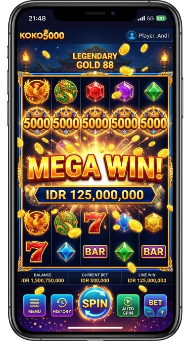Galeri pratinjau visual koko5000 build APK resmi terbaru